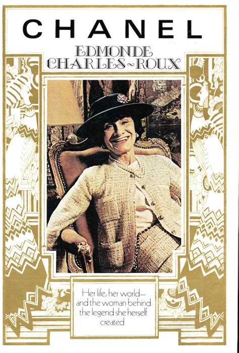 edmonde charles roux et coco chanel|Chanel and Her World .